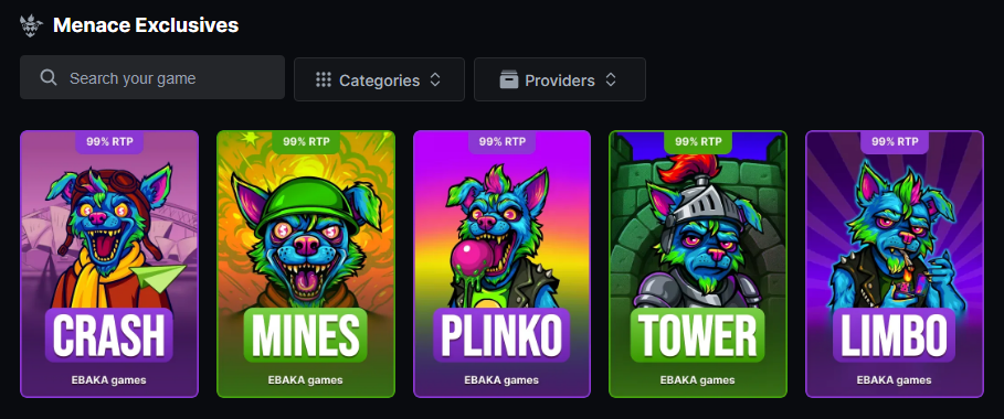 Menacecom Exclusives